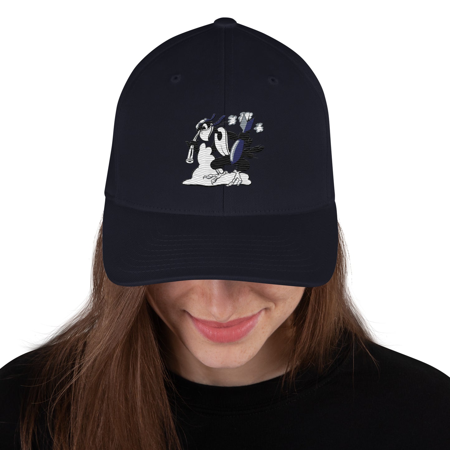Eagle B-25 Bomber Cap - Nose Art Insignia Embroidery