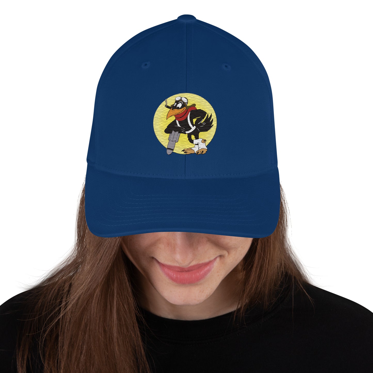 Raven Bomber Cap - Nose Art Insignia Embroidery