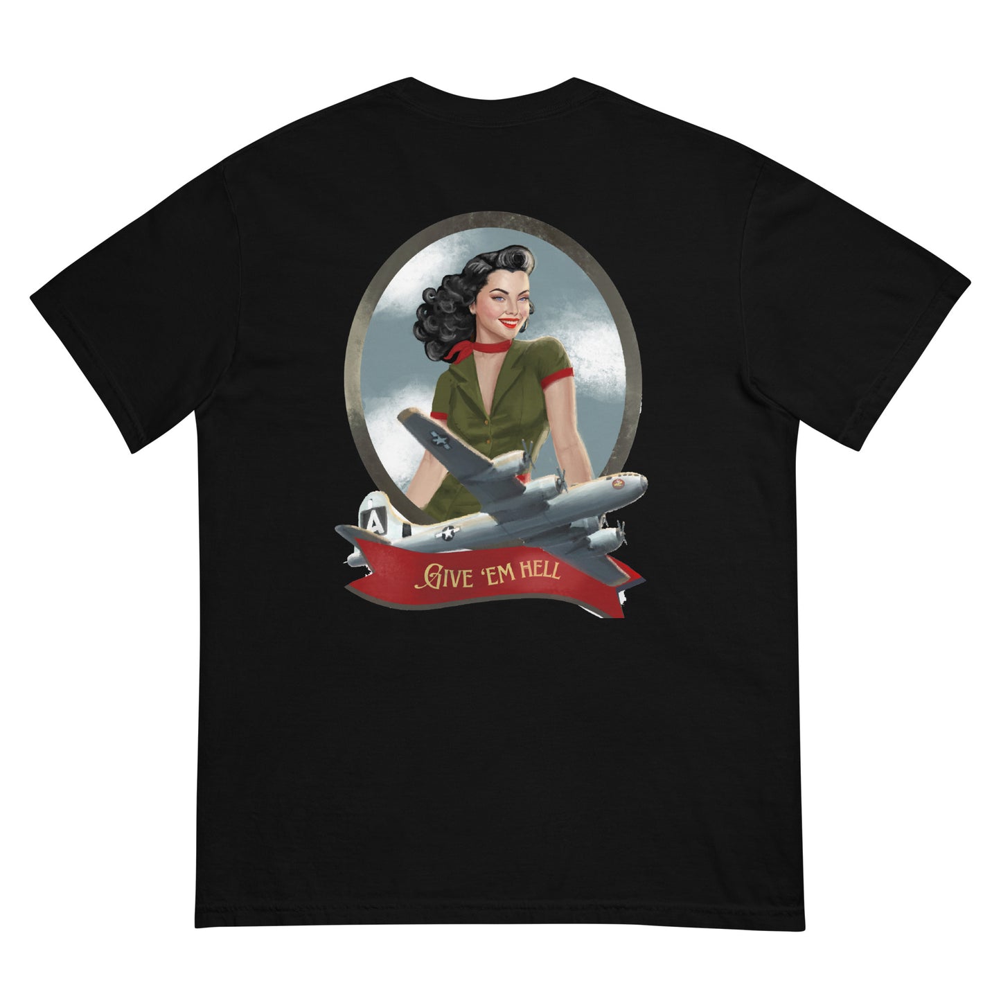 Exclusive B-29 Bomber PinUp T-Shirt 2