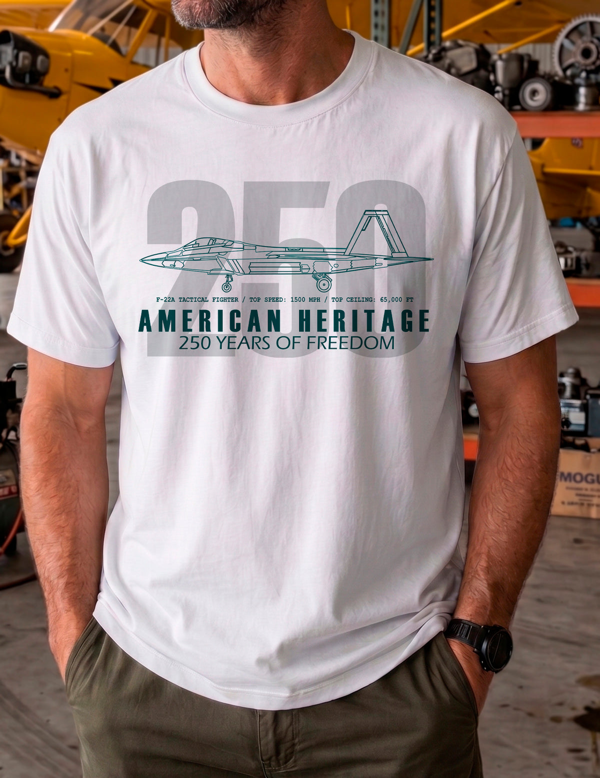 F-22A Semicentennial Heritage Tee