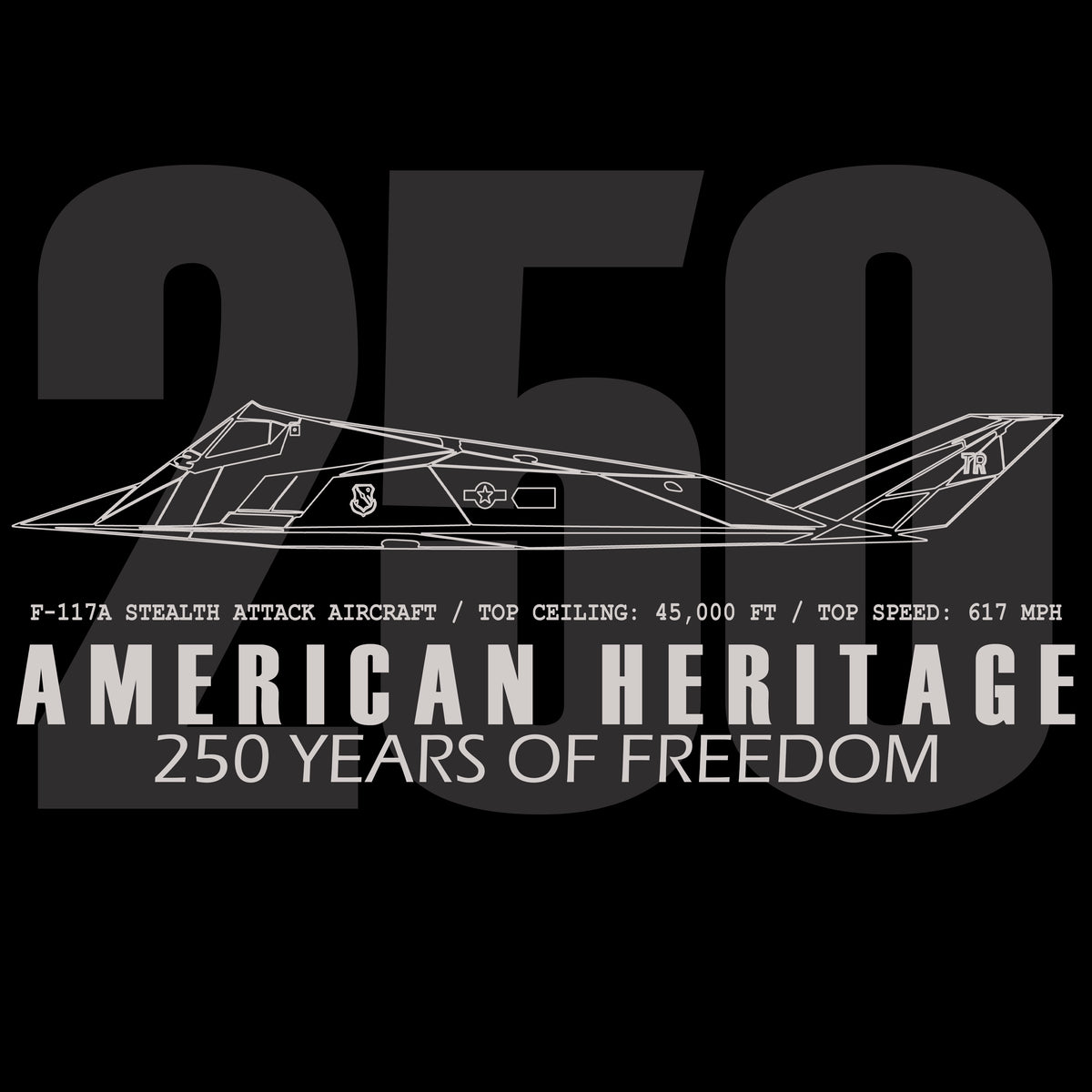 F-117A Semicentennial Heritage Tee