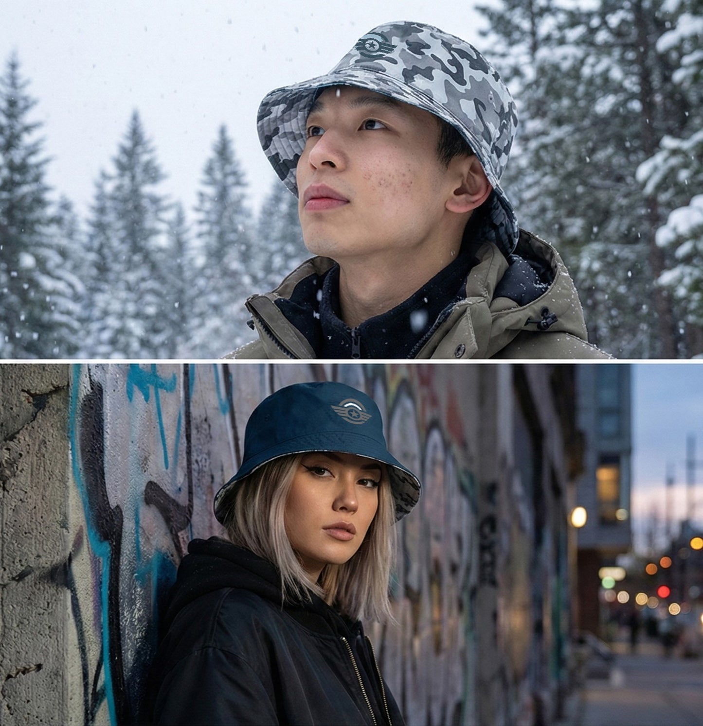 Arctic Ops Reversible Bucket Hat