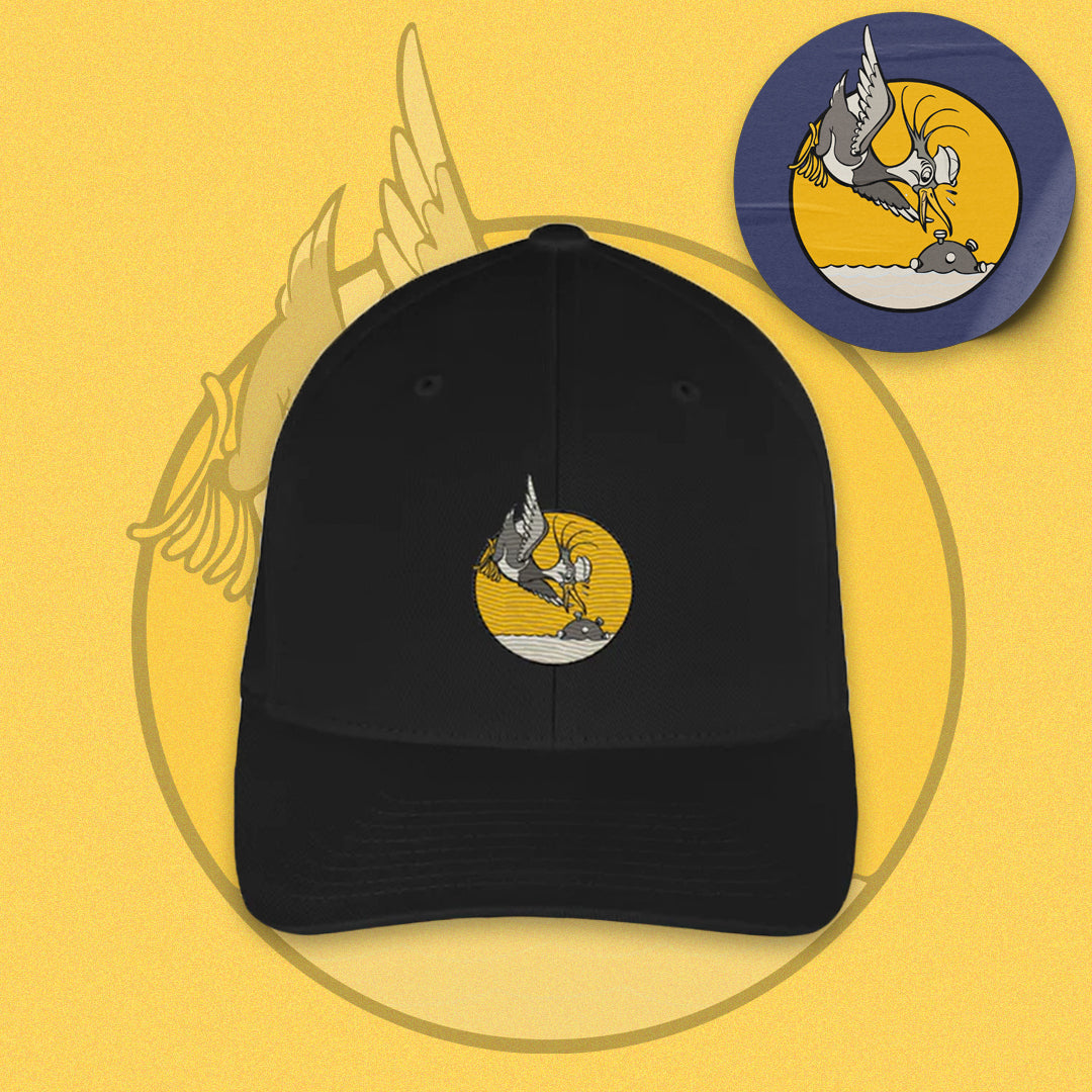 Navy Seagull Cap - Nose Art Insignia Embroidery