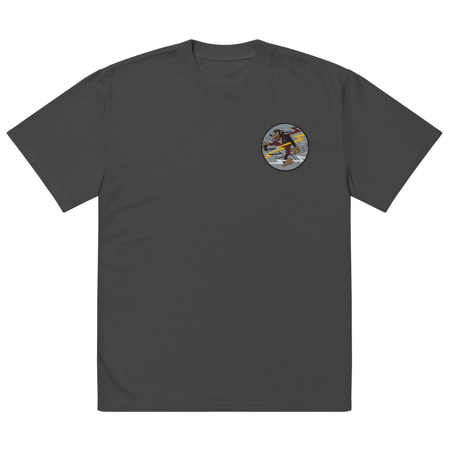 Wolf P-38 T-Shirt - Nose Art Insignia Embroidery