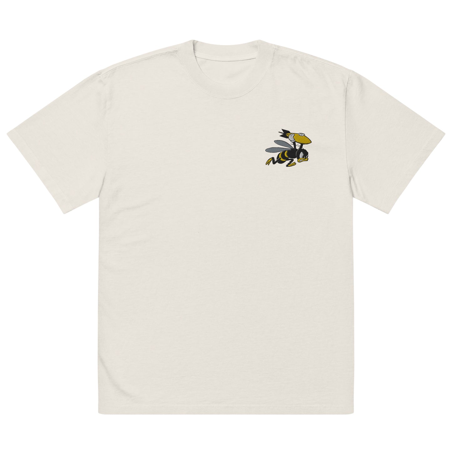 WWII Bomber T-Shirt - Bee Nose Art Embroidery