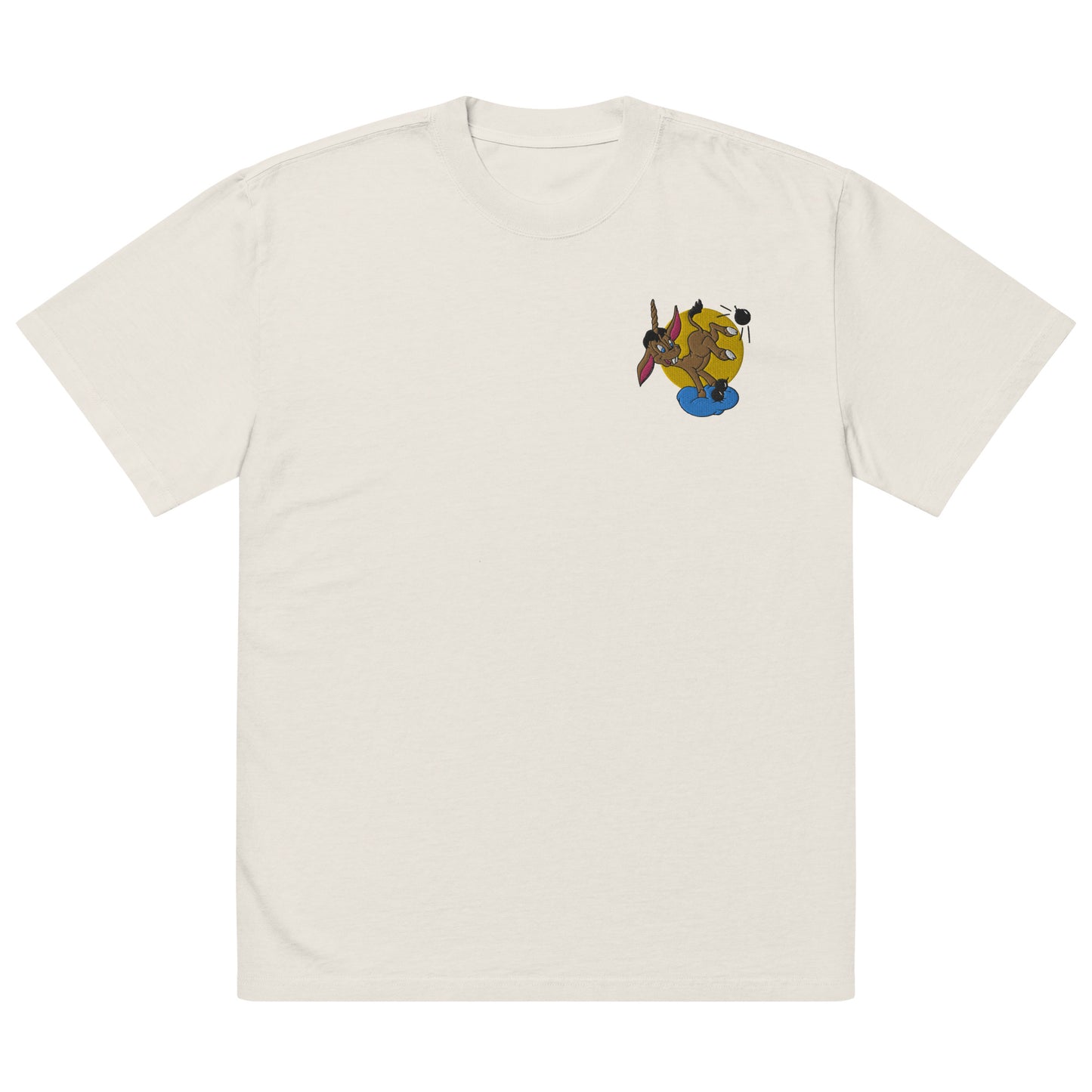 B-24 Bomber T-Shirt - Donkey Nose Art Embroidery