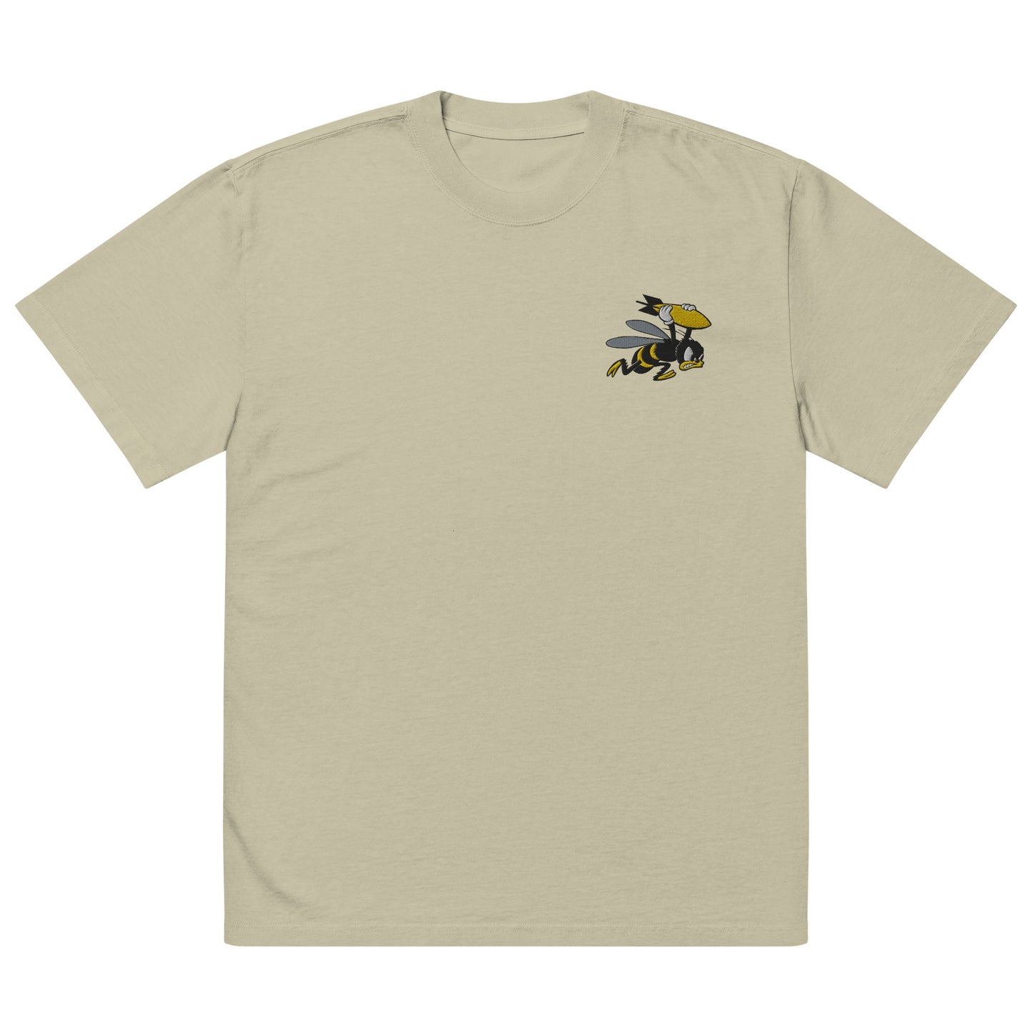 WWII Bomber T-Shirt - Bee Nose Art Embroidery