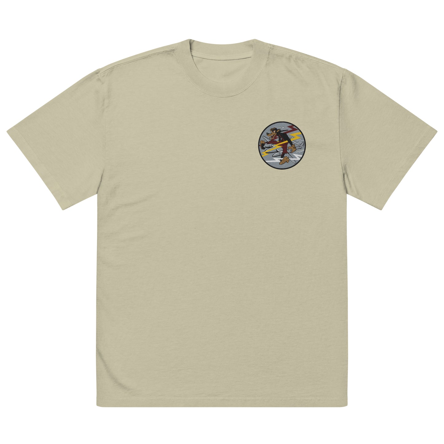 Wolf P-38 T-Shirt - Nose Art Insignia Embroidery