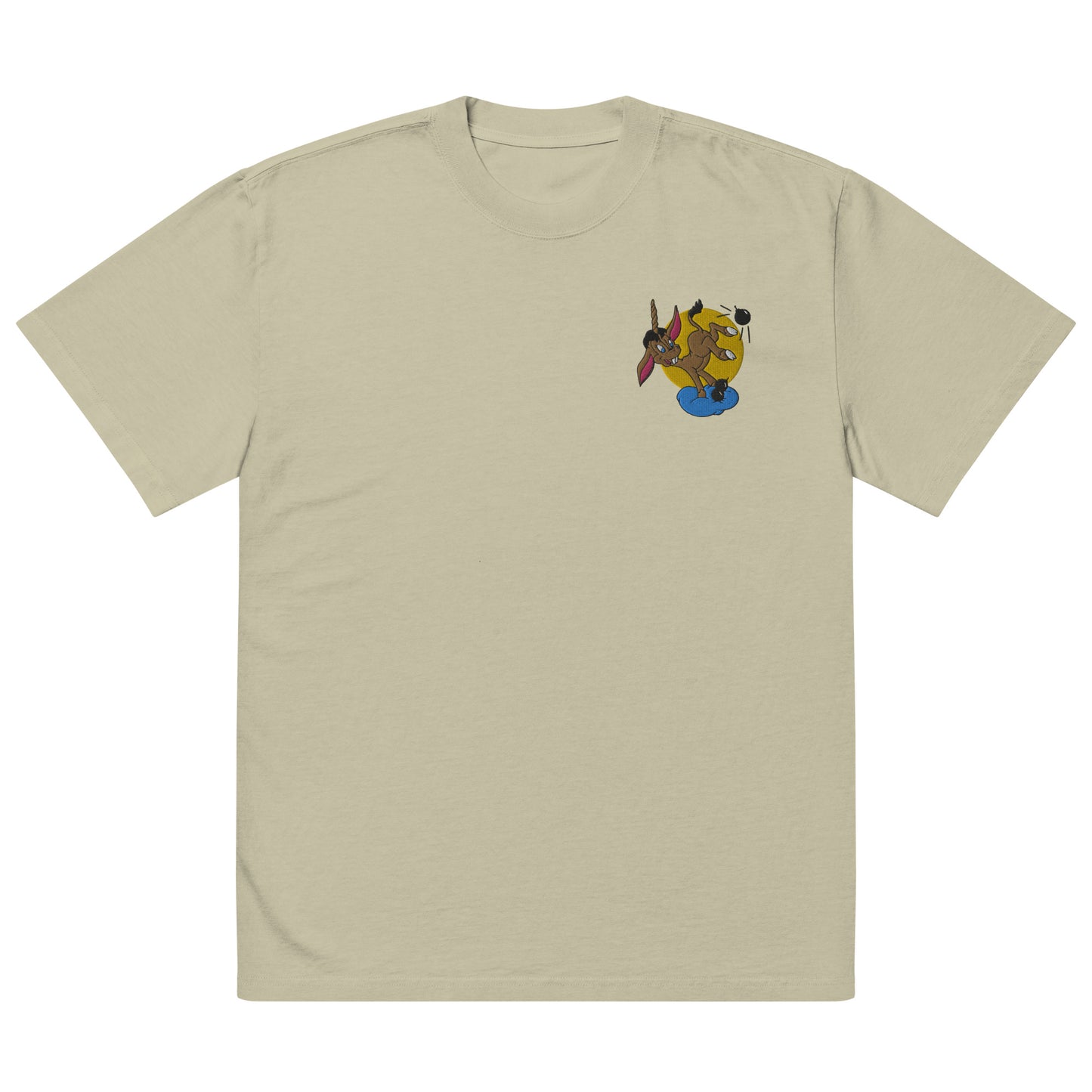 B-24 Bomber T-Shirt - Donkey Nose Art Embroidery